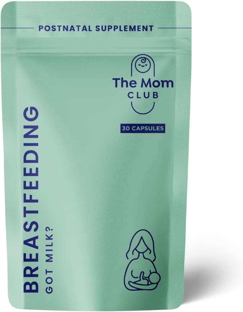 Breastfeeding Vitamins – Postnatal Support for Milk Supply, Energy & Recovery (30 Vegan Capsules, 1 Month Supply)